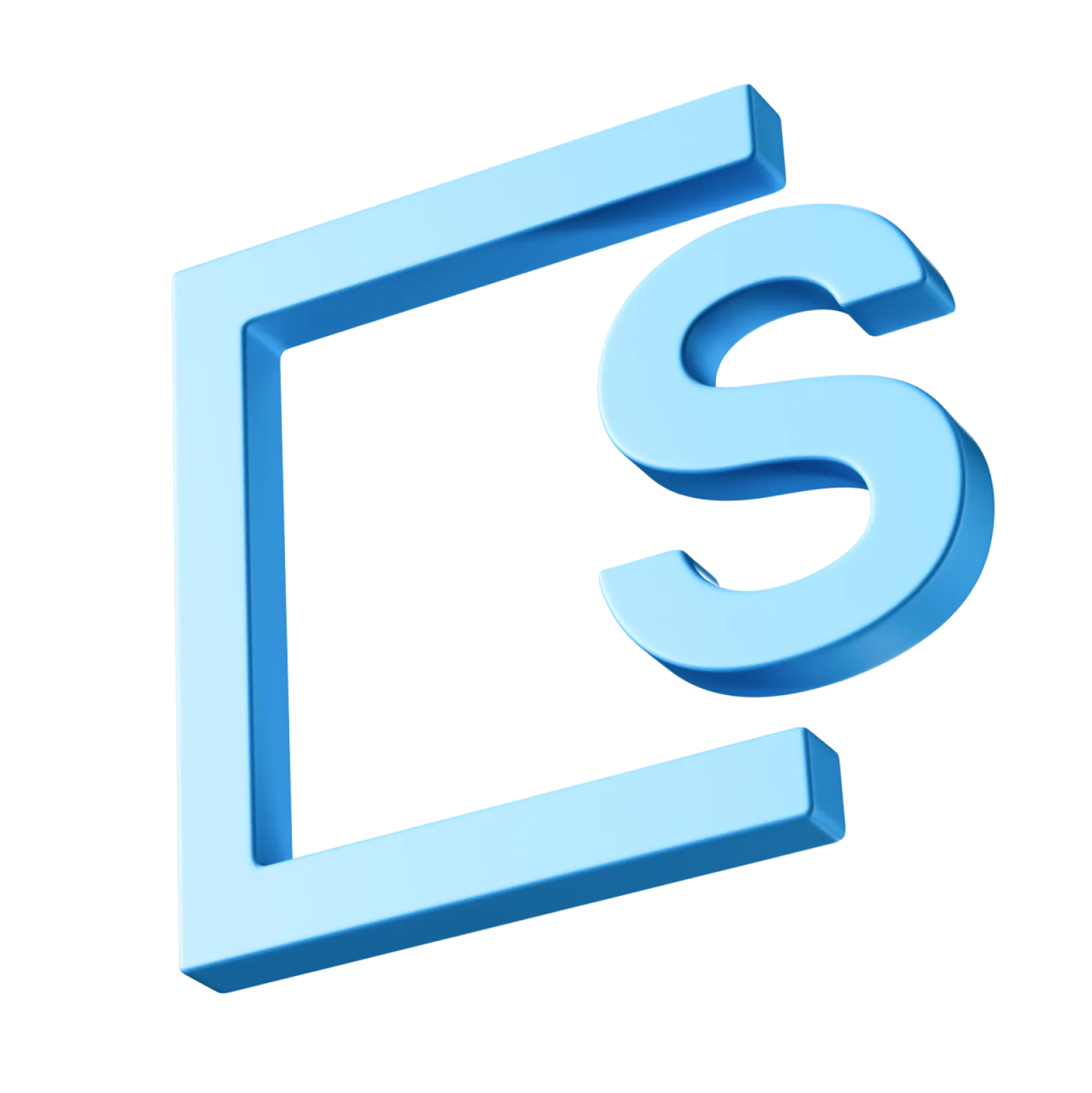 3D logo - Build on SKALE